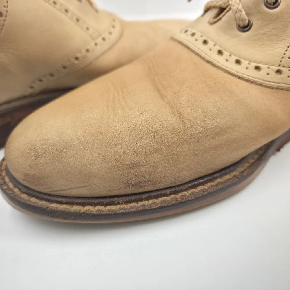 Cole Haan Mens Tan Beige Leather Saddle Shoes Oxfords 20-4173 Size 11 M